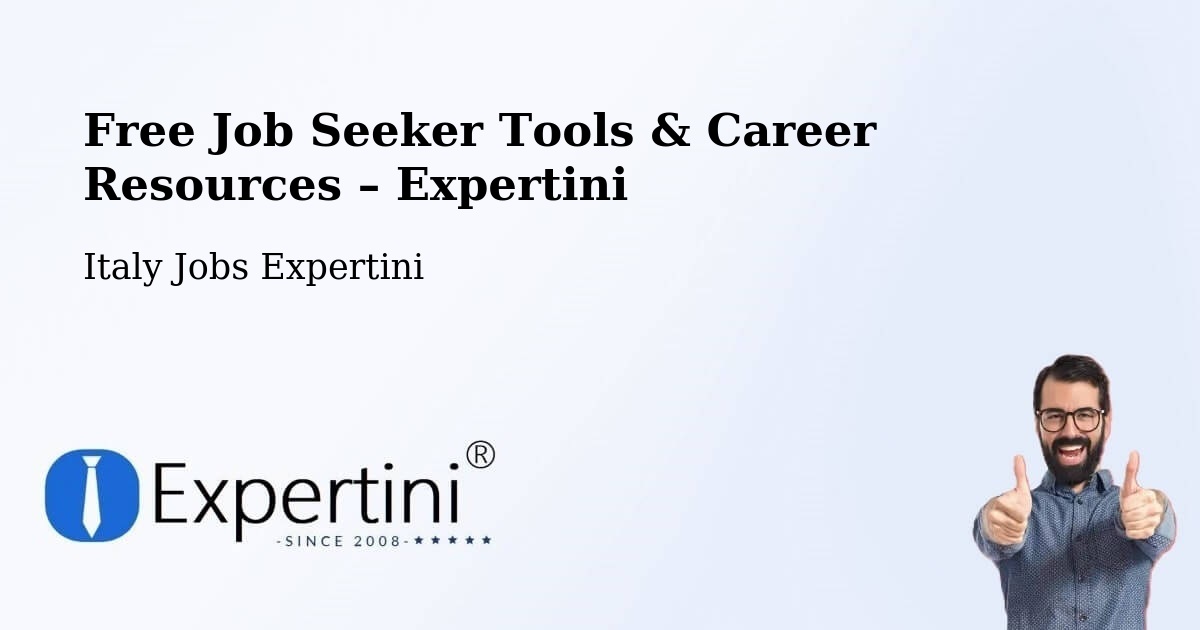 Free Job Seeker Tools & Career Resources – Rende - Rende, Italy Jobs Expertini