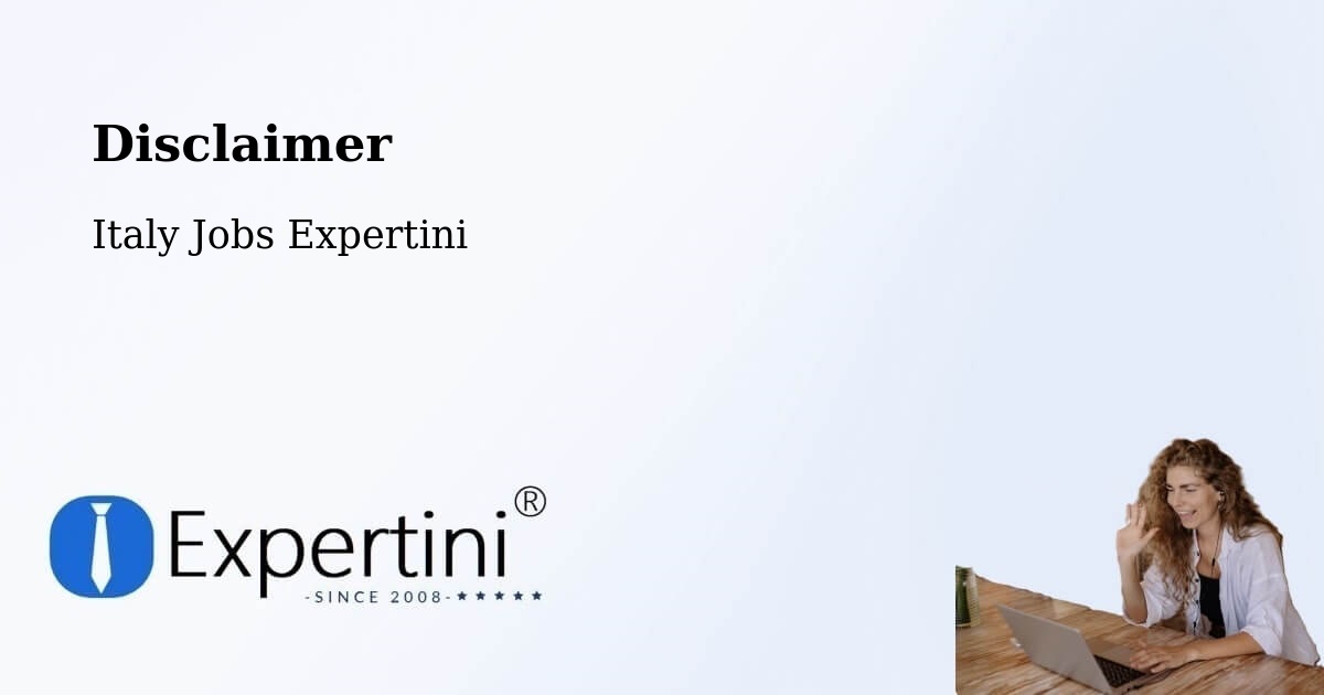 Disclaimer – Rende - Italy Jobs Expertini