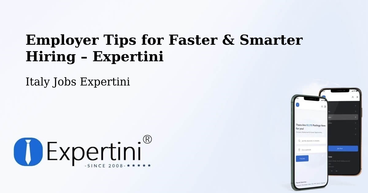 Employer Tips for Hiring & Recruitment – Rende - Rende, Italy Jobs Expertini
