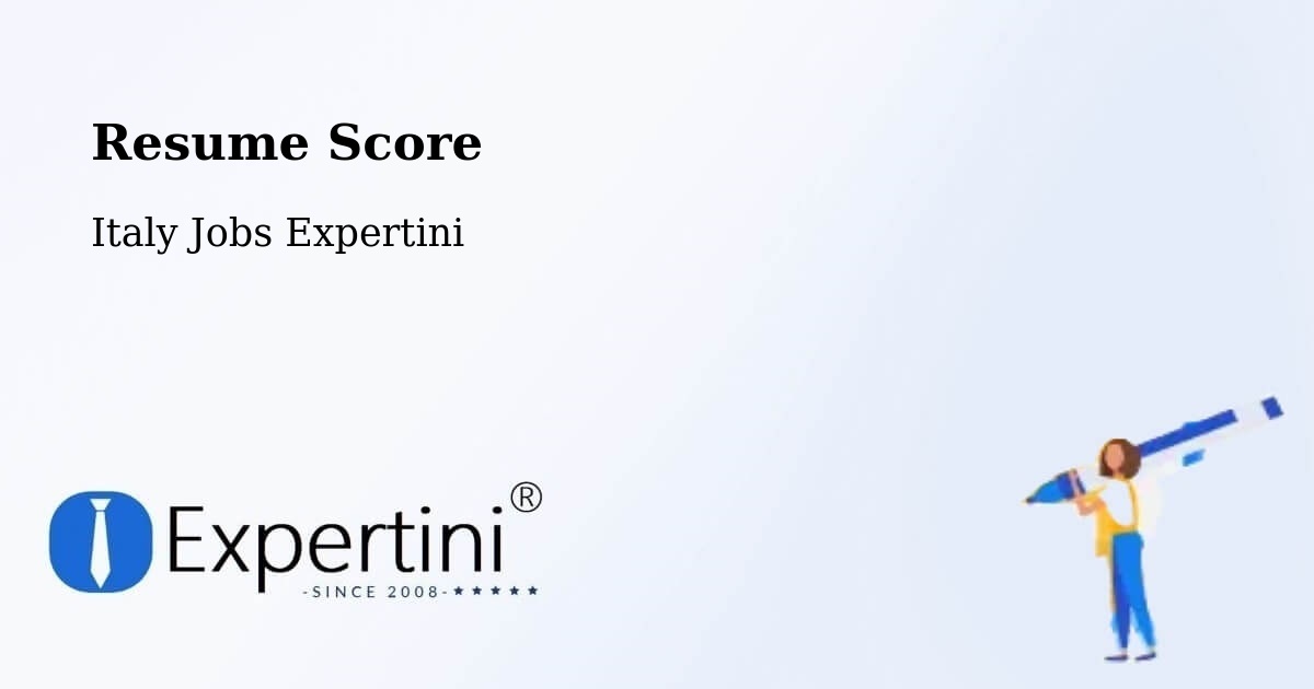 Resume Score & Job Description Match Tool – Rende - Italy Jobs Expertini