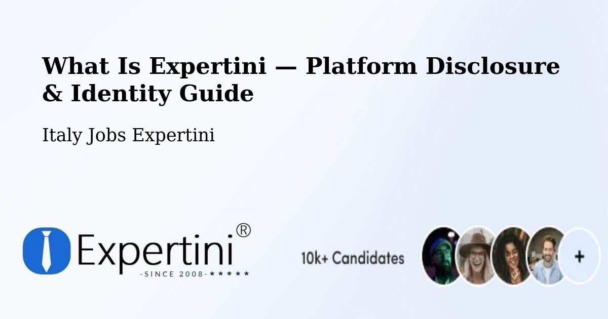 What Is Expertini — Platform Disclosure & Identity Guide – Rende